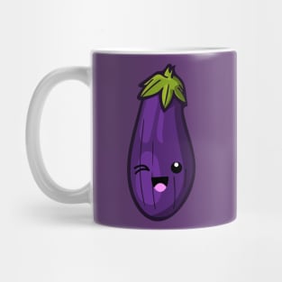 Kawaii Eggplant Mug